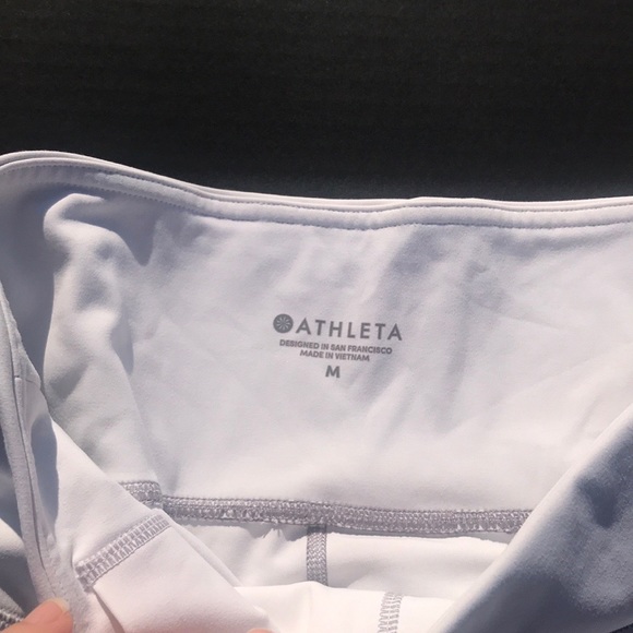 Athleta White & Tan Capri/Crop Leggings - Picture 8 of 13